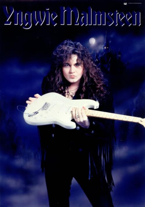 イングヴェイマルムスティーン【非売品】 特大ポスター Yahoo!オークション - レア 超大型 ポスター「Yngwie Malmsteen